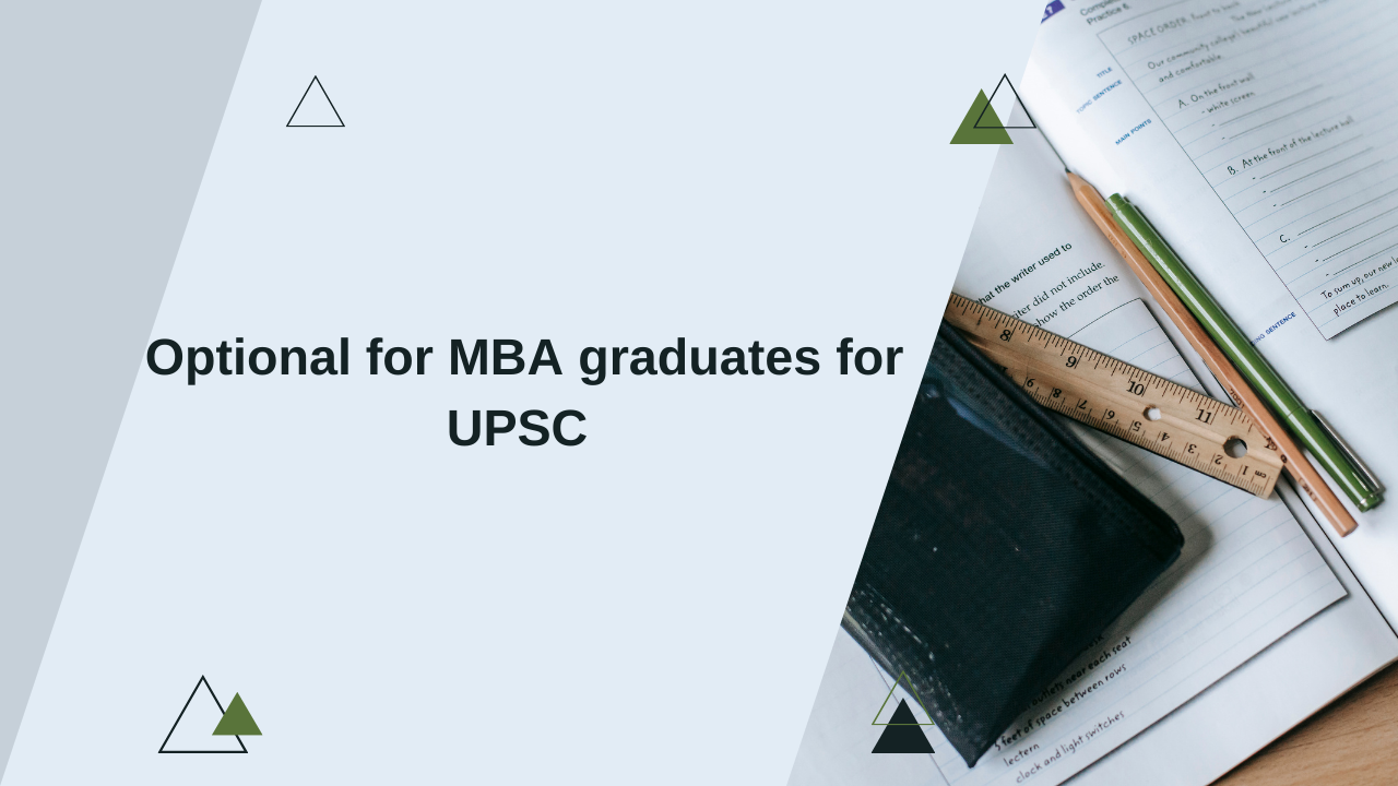 Optional for MBA graduates. Concept image