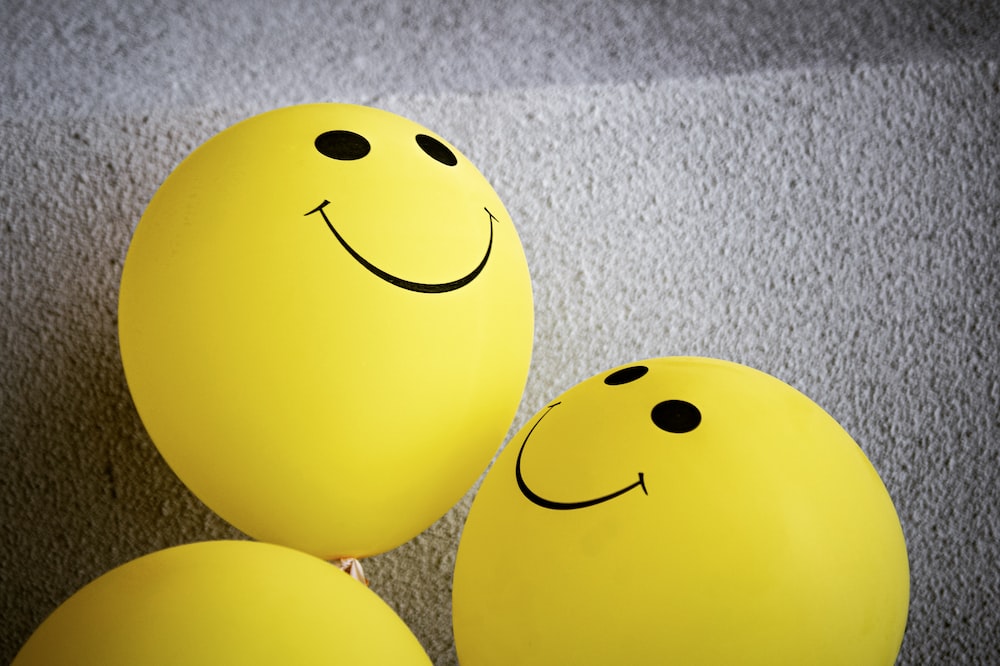 Maintaining mental health. Image is representative shows smileys